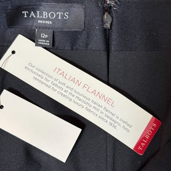 Talbots Petite 12P Black Wool Blend Pencil Skirt - Picture 10 of 10